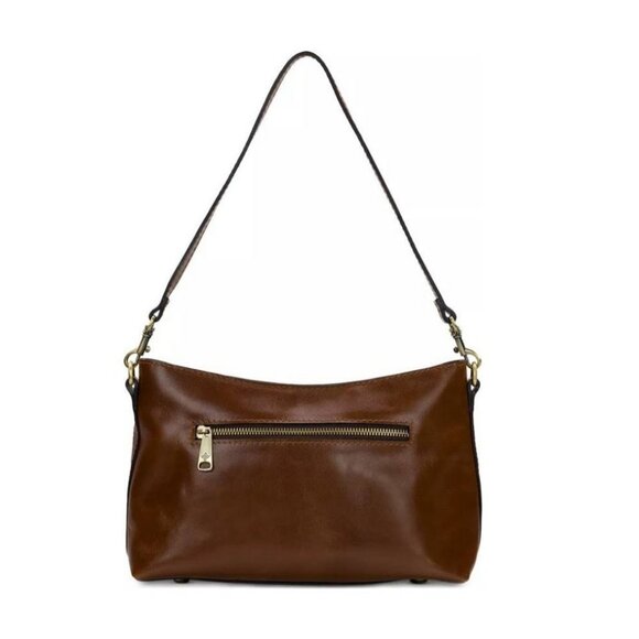 Elegant Brown Leather Shoulder Bag - Picture 3 of 13